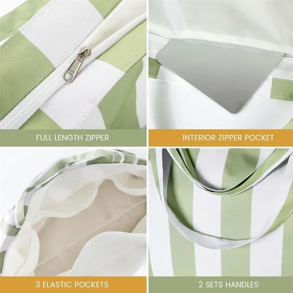 22'' 50L Cotton Oversized Travel Tote Bag