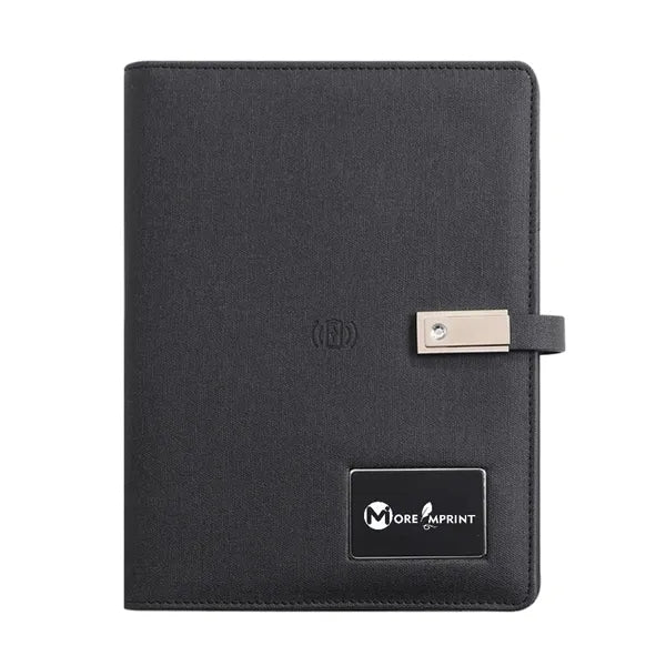 Notebook with Power Bank &15W Wireless Charger