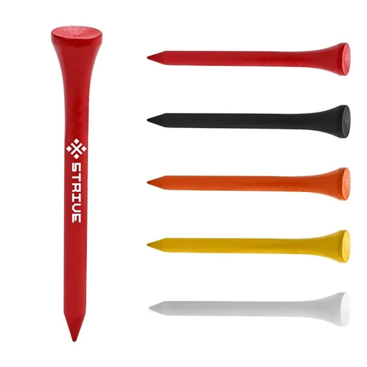 2 3/4" Wooden Golf Tees W/1 Color Logo
