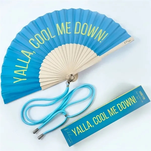23cm Eco-Friendly Folding Wooden Hand Fan