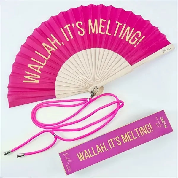 23cm Eco-Friendly Folding Wooden Hand Fan