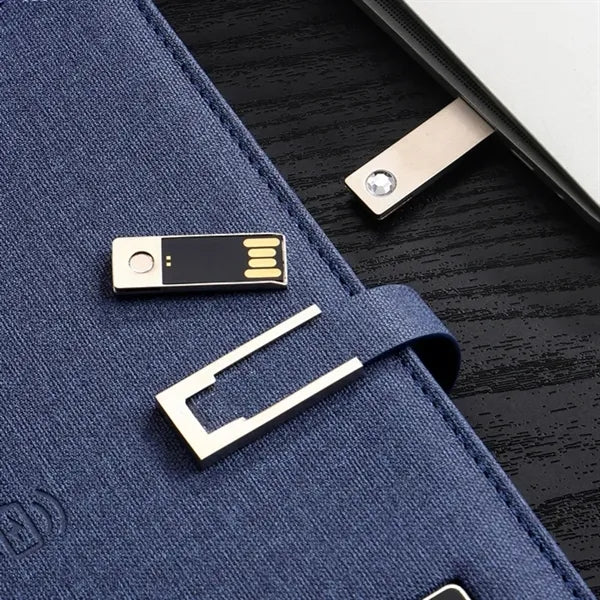 Notebook with Power Bank &15W Wireless Charger