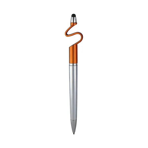 3-in-1 Multifunction Stylus Pen with Integrated Phone Stand