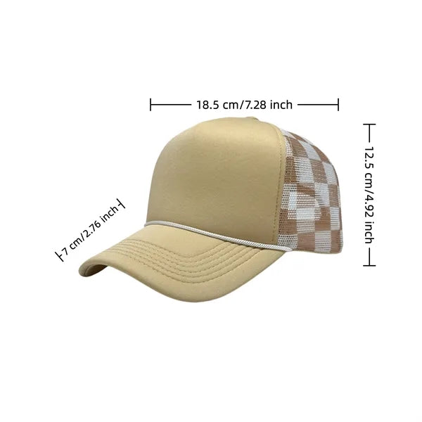 Baseball Cap Mesh Trucker Hat Snapback Adjustable