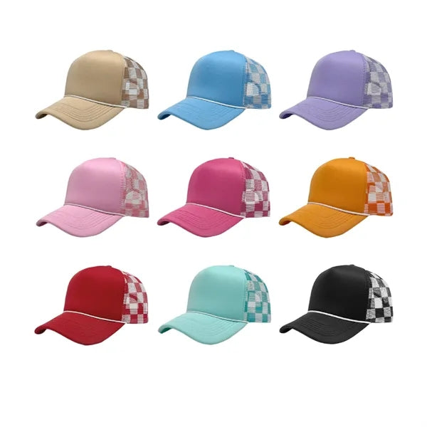 Baseball Cap Mesh Trucker Hat Snapback Adjustable