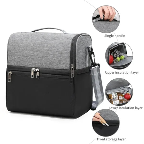 Portable Lunch Bag Thermal Box Waterproof Cooler