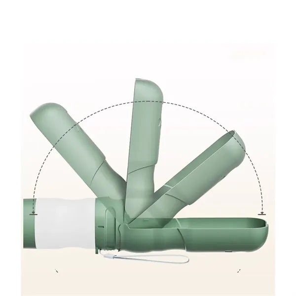 2 in 1 Foldable Walking Dog Water Bottle With Food Container