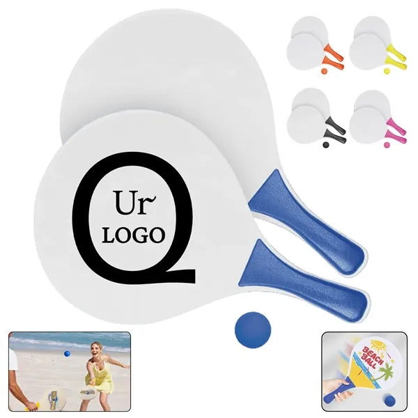Wooden Beach Ball Rackets