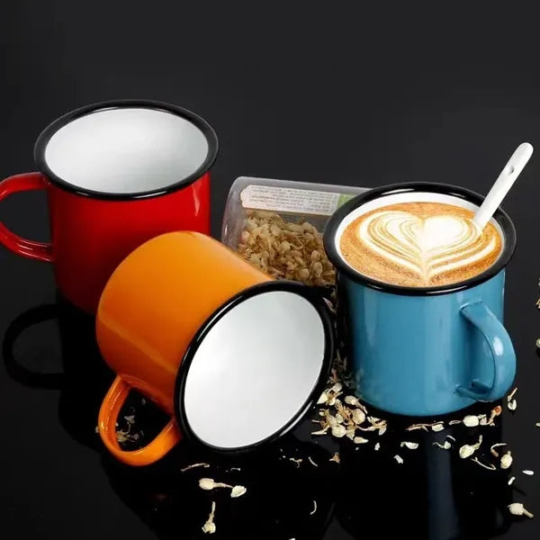 European Style Colorful Enamel Mugs