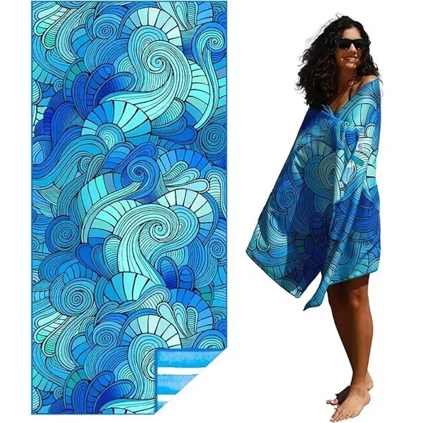 Microfiber Lightweight Beach Absorbent Compact Towel