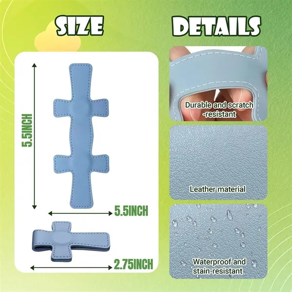 Magnetic Leather Bookmark Pen