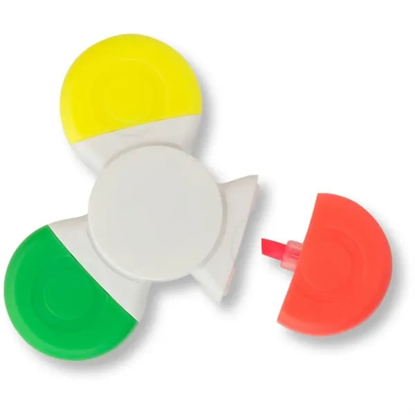 Triple Color Highlighter Fidget Spinner