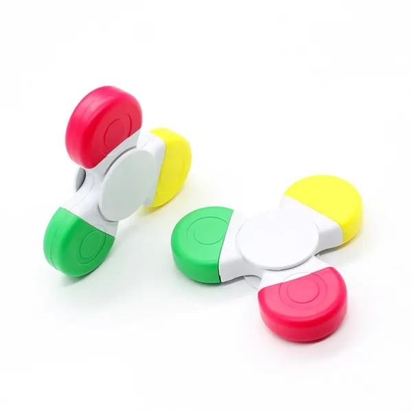 Triple Color Highlighter Fidget Spinner