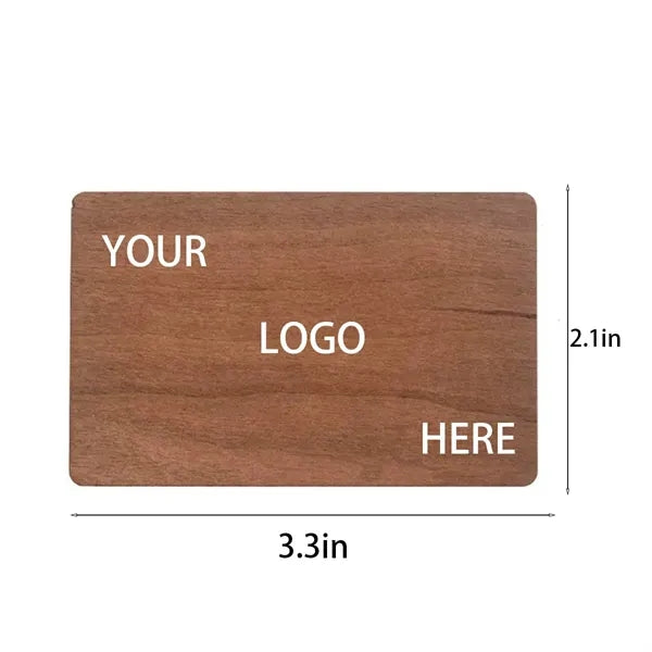 RFID Wooden Smart Card-Eco-Friendly Engravable