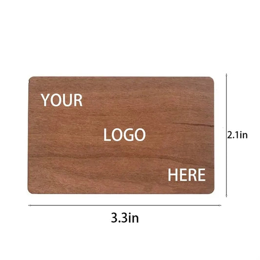 RFID Wooden Smart Card-Eco-Friendly Engravable