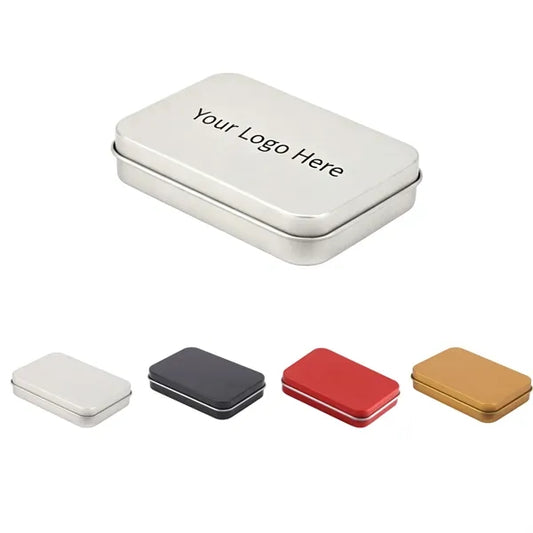 Flat Lid Packaging Tin Box