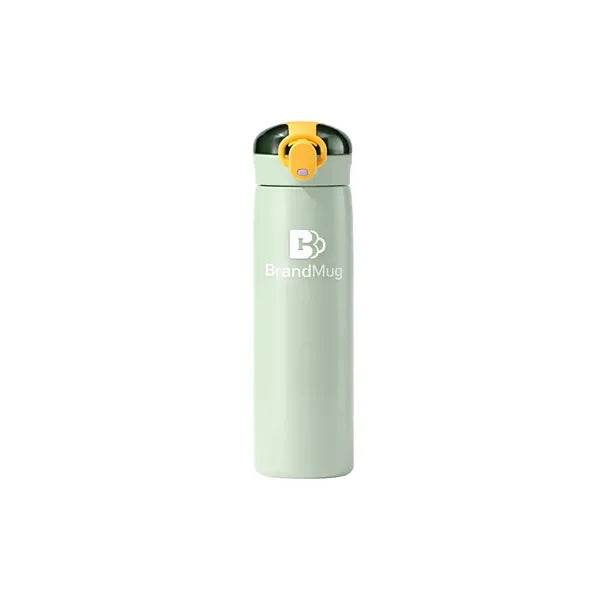 Logo Stainless Steel Straw Tumbler 15.5oz Insulated