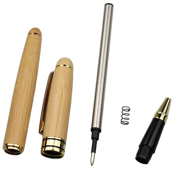 Maple Wood Case and Pens