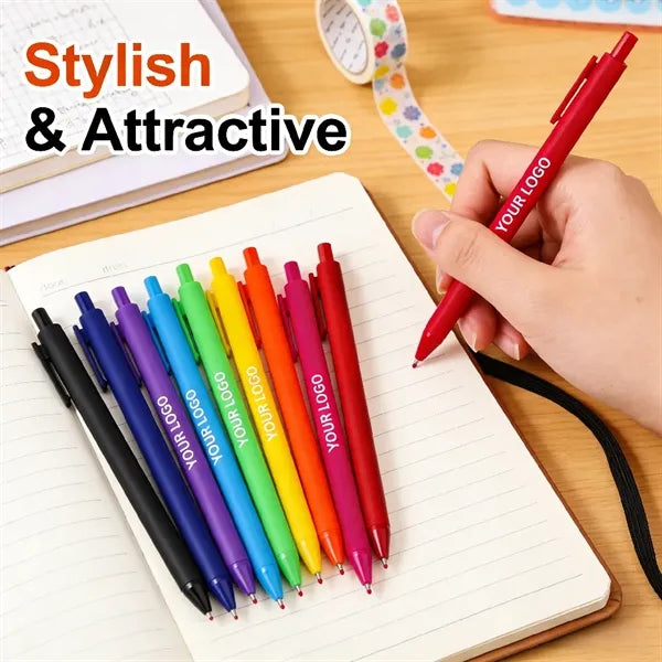 Macaron-colored ballpoint pen