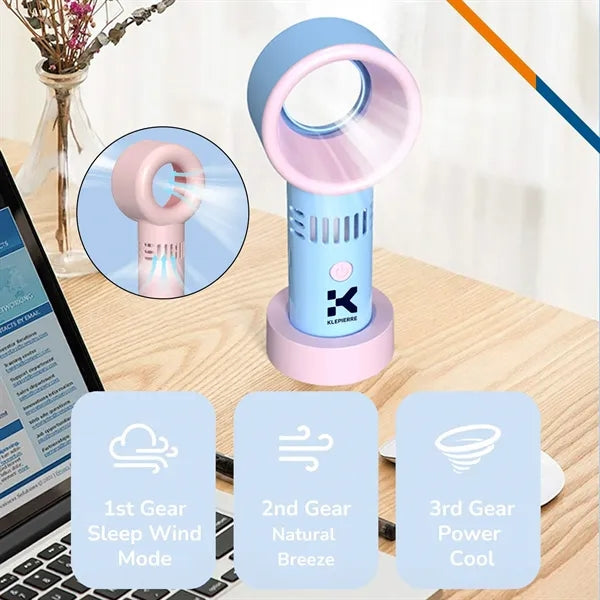 SoloCool Mini Bladeless Handheld Fan