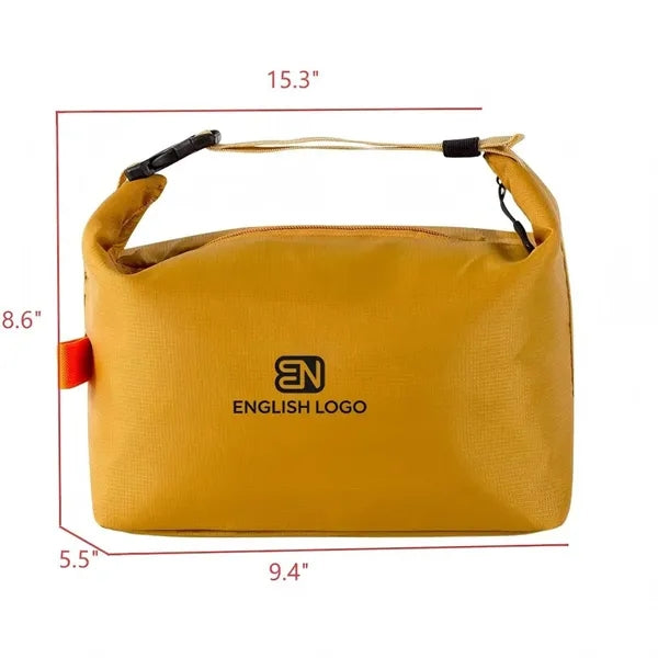 Foldable Insulated Oxford Lunch Tote Bag