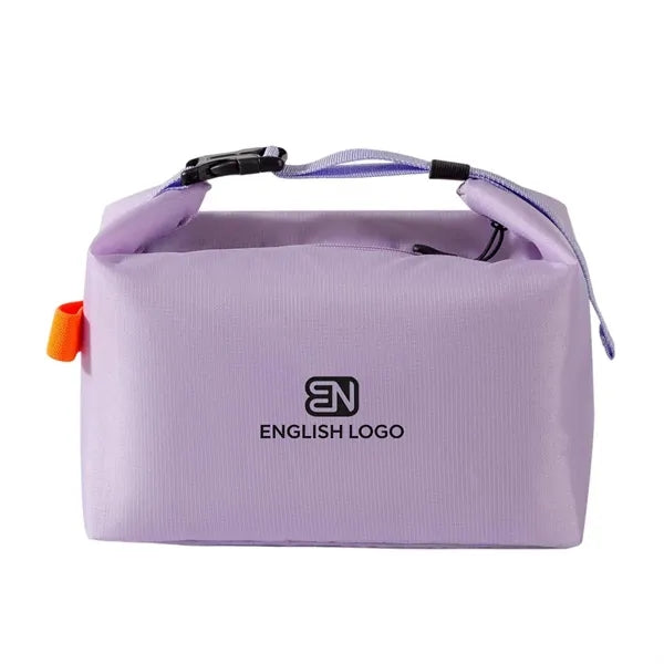 Foldable Insulated Oxford Lunch Tote Bag