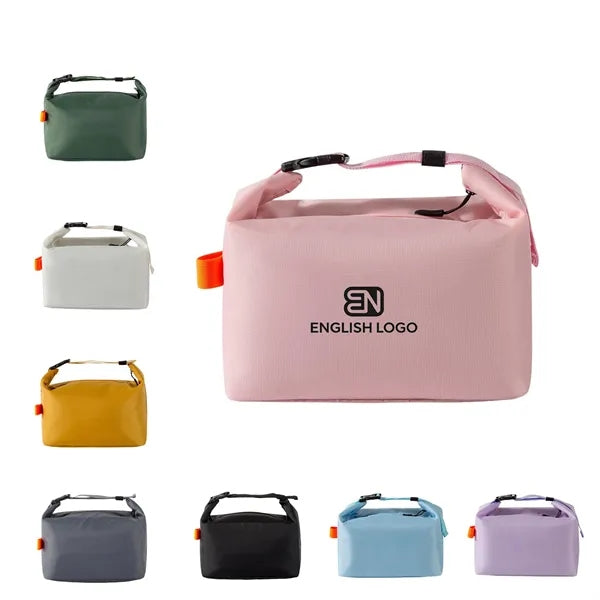 Foldable Insulated Oxford Lunch Tote Bag