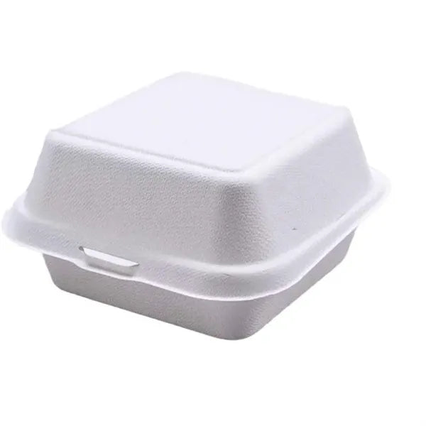 Disposable Pulp Hamburger Box, Solid Mango Sago Dessert