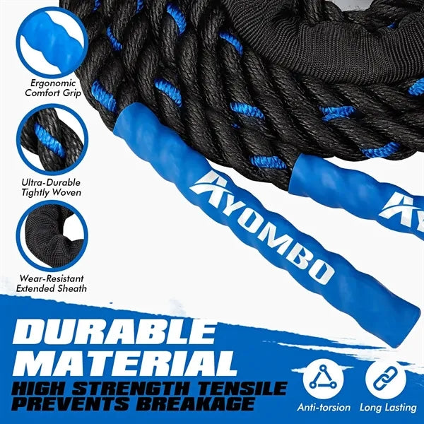Polyester Battle Rope for Strength & Fitness Training