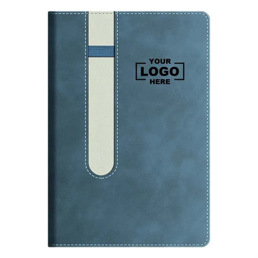 Notebook with pen holder