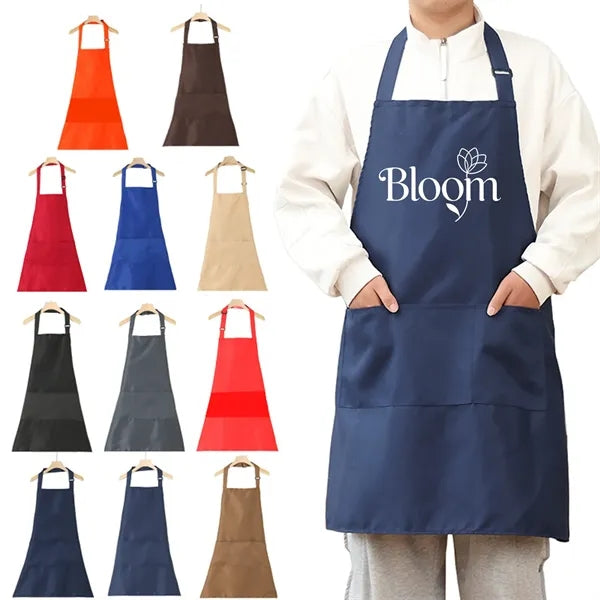Polyester Oil & Stain Resistant Bib Apron