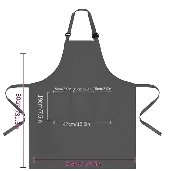 Polyester Oil & Stain Resistant Bib Apron