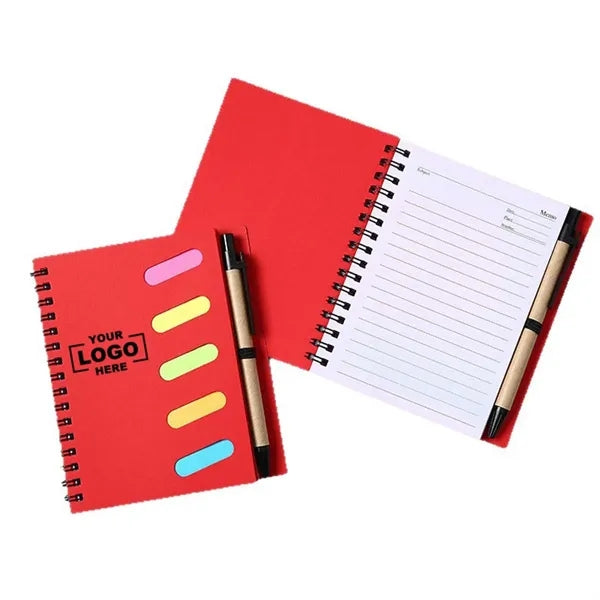 Small Spiral Notebook with Pen
