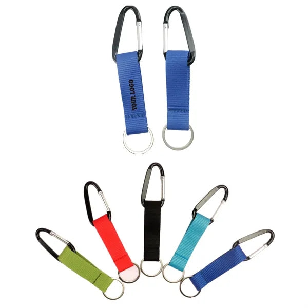 Short Strap Lanyard with Carabiner