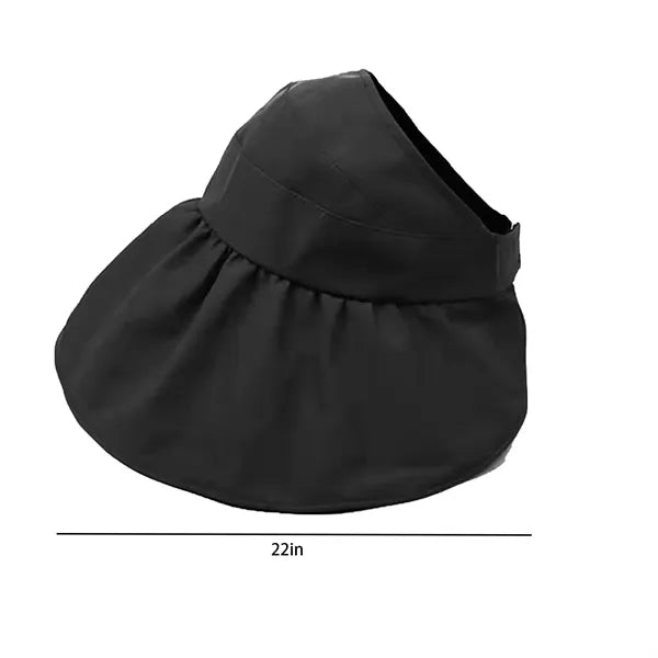 Wide Brim Foldable Headband Visor