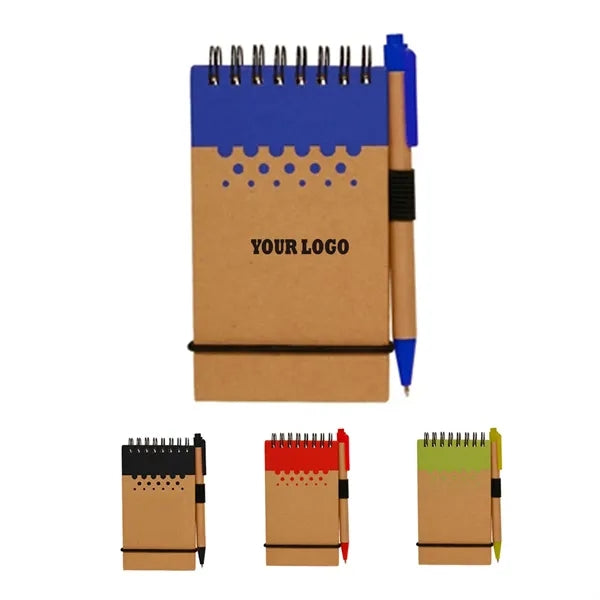 Spiral Notebook Pen Set