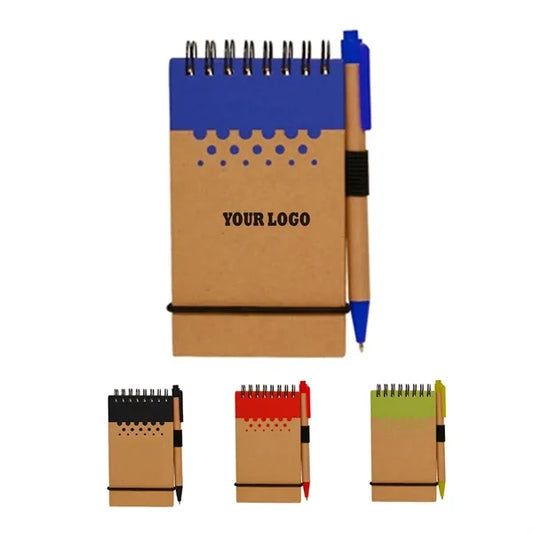 Spiral Notebook Pen Set