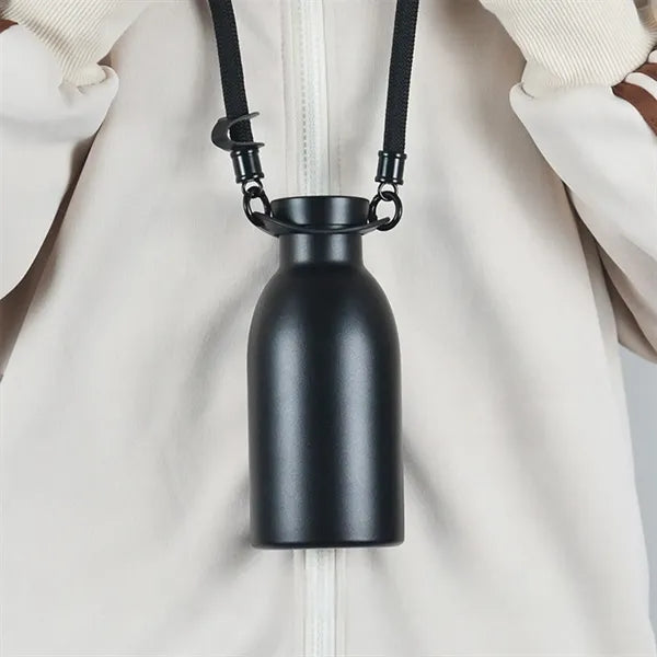 12oz Thermos Cup With Lanyard