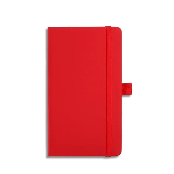 PU Leather Hardcover Notebook With Pen Loop 7" x 4"