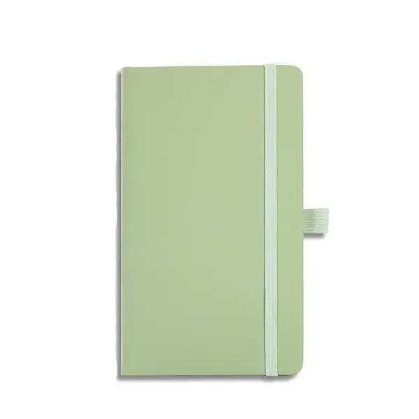 PU Leather Hardcover Notebook With Pen Loop 7" x 4"