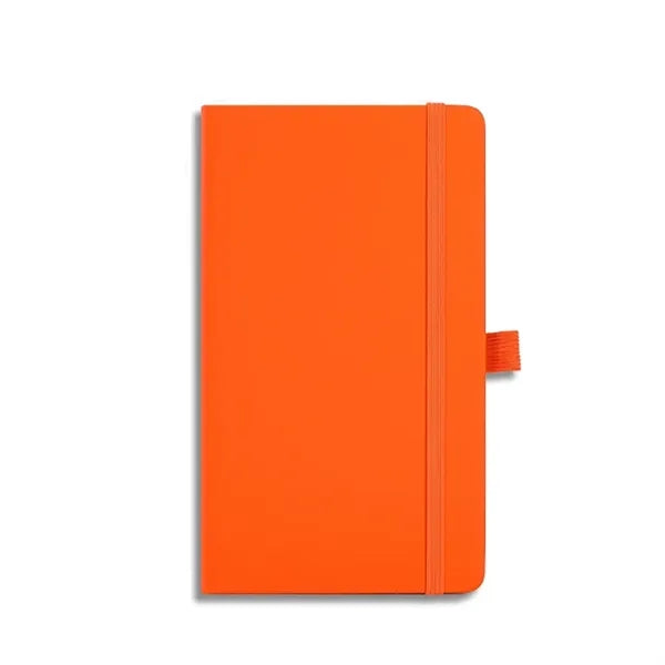PU Leather Hardcover Notebook With Pen Loop 7" x 4"