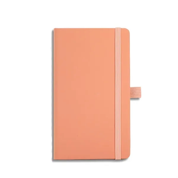 PU Leather Hardcover Notebook With Pen Loop 7" x 4"