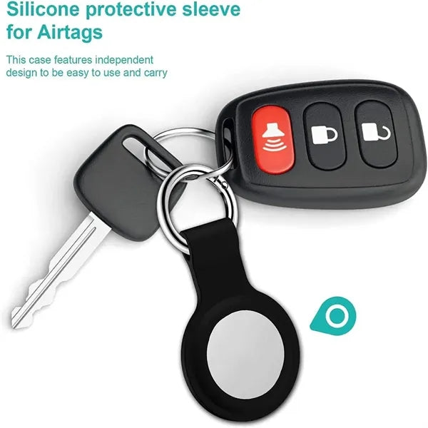 Silicone Key Ring Air-Tag Cases