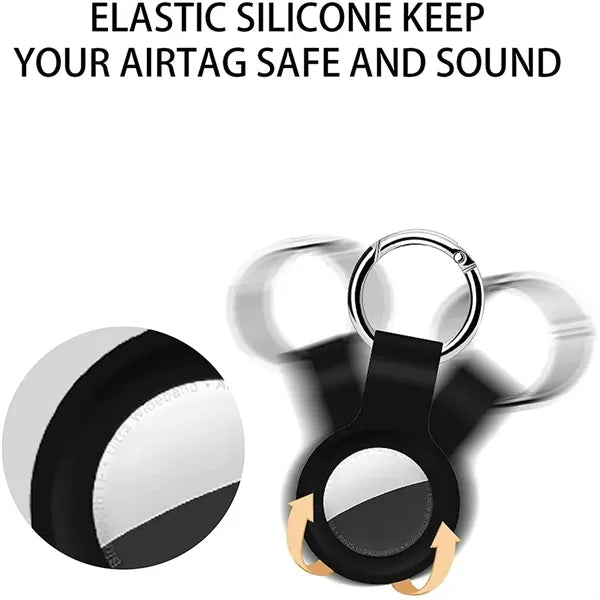 Silicone Key Ring Air-Tag Cases