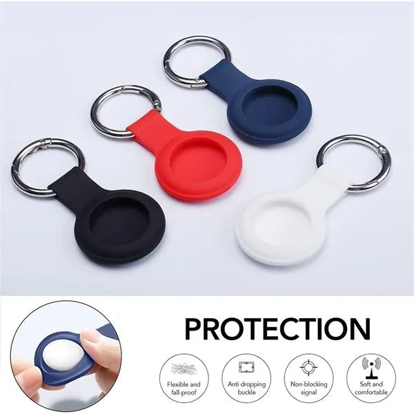 Silicone Key Ring Air-Tag Cases
