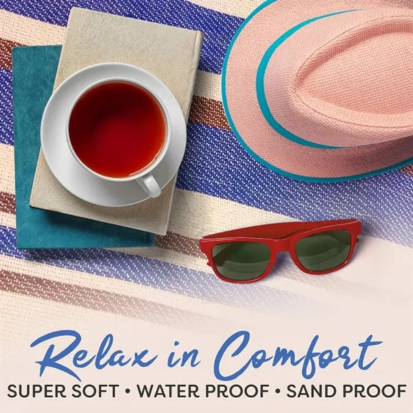 60" x 60" Waterproof Dual Layer Foldable Picnic Blanket