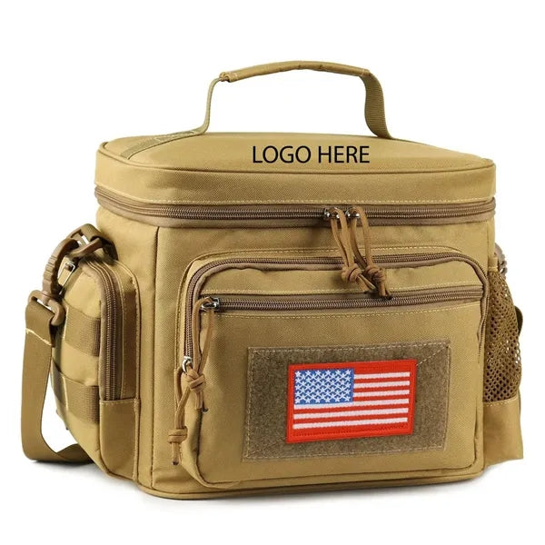 Large Tactical Webbing Leakproof Lunch Box Cooling Bag