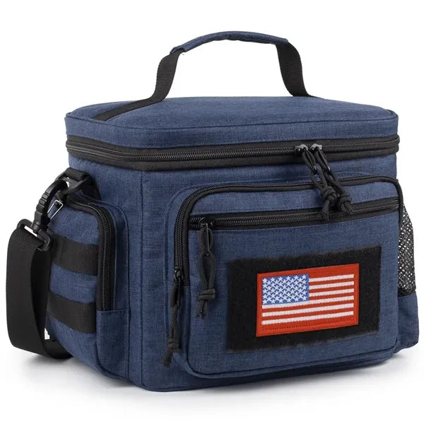 Large Tactical Webbing Leakproof Lunch Box Cooling Bag