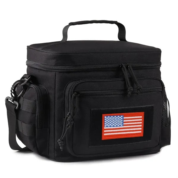 Large Tactical Webbing Leakproof Lunch Box Cooling Bag