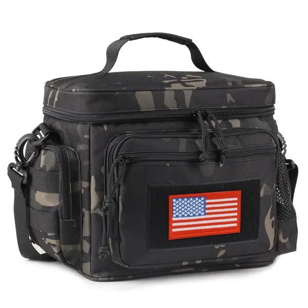 Large Tactical Webbing Leakproof Lunch Box Cooling Bag